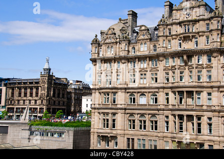 Market Street, Edinburgh, Schottland Stockfoto