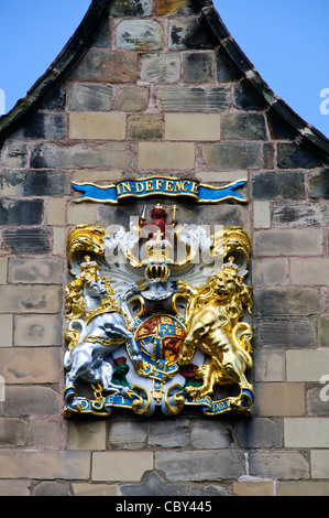 Canongate Kirk Kirche, die Königin besucht einen Dienst in dieser Kirche als bei Holrood House Edinburgh, Schottland Stockfoto