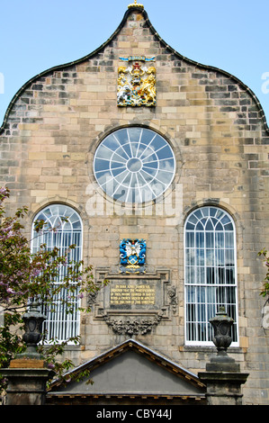 Canongate Kirk Kirche, die Königin besucht einen Dienst in dieser Kirche als bei Holrood House Edinburgh, Schottland Stockfoto