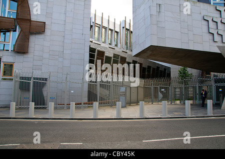 Schottisches Parlament, Innenkammer schottischen diskutieren MSPs, Edinburgh, Schottland Stockfoto