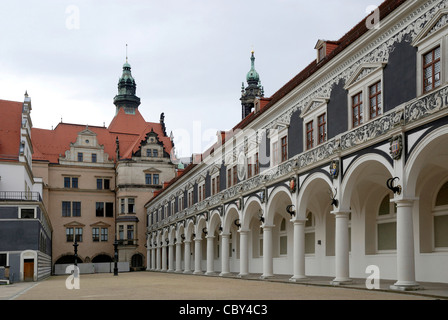 Stabile Wohn Palast des Dresdner Hofes. Stockfoto