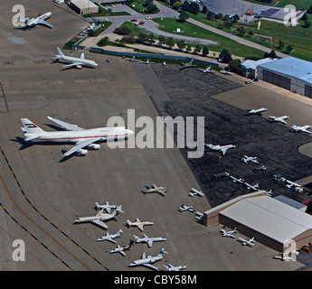 Antenne zu fotografieren, 747 Blue Grass Airport, LEX, Lexington, Kentucky Stockfoto