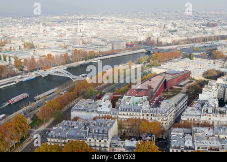 Ufer aus Eiffelturm (Paris) Stockfoto