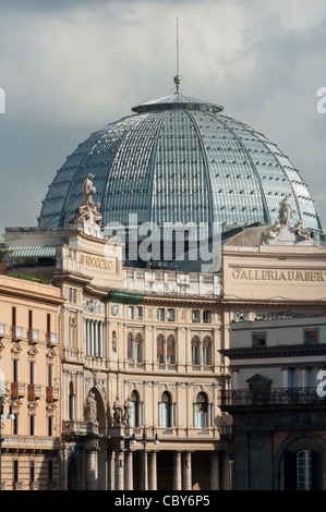 Galleria Umberto I, 1890, Emanuele Rocco und Ernesto di Mauro Architekt, 19. Jahrhundert, Neapel, Kampanien, Italien. Stockfoto