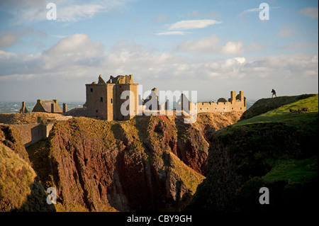 Dunnottar Castle, Stonehaven. Kincardine, Grampian Region, Schottland. SCO 7822. Stockfoto