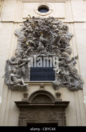 St. Jacob Church (aka St. James Church), Malá Štupartská, Prag, Tschechische Republik Stockfoto