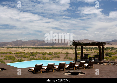 Okahirongo Elephant Lodge - Purros Conservancy, Kunene Region, Namibia, Afrika Stockfoto