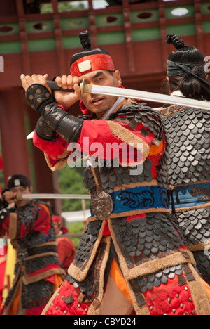 Koreanische Alter Krieger Stockfoto