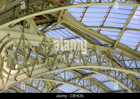 Eisen und Glas Rahmen im Grand Palais Stockfoto