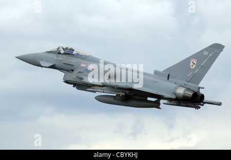 Royal Air Force Eurofighter EF 2000 Typhoon F2 (ZJ910) auf der 2008 Luft Tag, Kemble Flughafen, Gloucestershire, England. Stockfoto