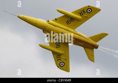 Folland Gnat T Mk1 (XS102 im RAF Service, jetzt genannt XR991/G-MOUR) während einer Anzeige bei Kemble Air Day am 15. Juni 2008 im Kembl Stockfoto