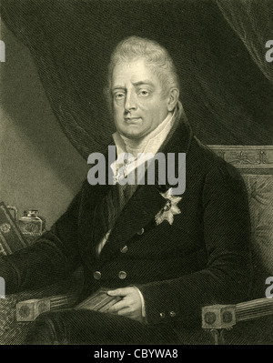 1831-Gravur, William IV des Vereinigten Königreichs. Stockfoto