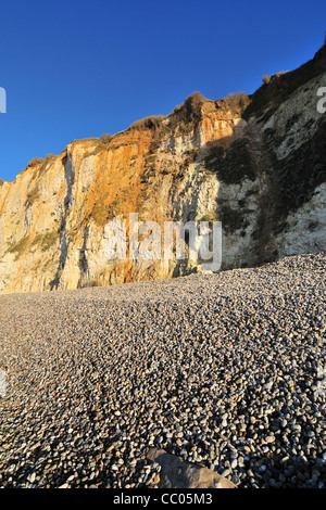 MERS-LES-BAINS, BAIE DE SOMME, SOMME (80), KLIPPEN, FRANKREICH Stockfoto