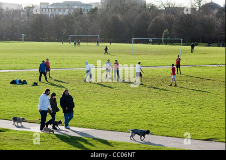 Sonnigen Wintertag im Regents park Stockfoto