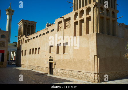 Patrimoine Architectural in Bastakiya Viertel von Bur Dubai Viertel von Dubai VAE Stockfoto