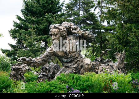 Chicago, Illinosis - 23. Mai 2008: The Carl Linnaeus Skulptur von Robert Berks in Chicago Botanic Garden (für redaktionelle Nutzung) Stockfoto