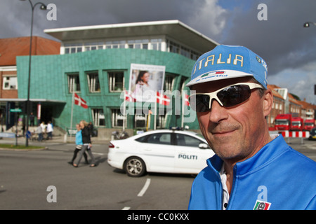 Straßen-Radrennen in der Weltmeisterschaft 2011 in Rudersdal Dänemark. Frauen-Junioren Stockfoto