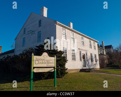 Amerikanische Uhr und Uhrenmuseum in Bristol CT Stockfoto