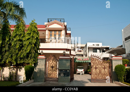 Noblen Wohnhaus, Chandigarh, Indien Stockfoto