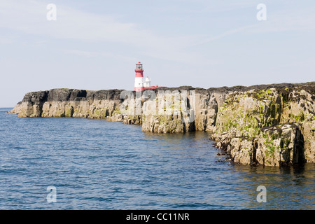 Grace Darling Leuchtturm auf Longstone Insel Stockfoto