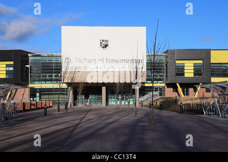 St Robert Newminster Catholic School und 6. Form College North East England, UK Stockfoto