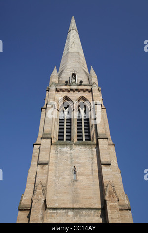 Der Kirchturm des Renfield St. Stephen-Kirche, Bath Street, Glasgow, Schottland, Vereinigtes Königreich Stockfoto