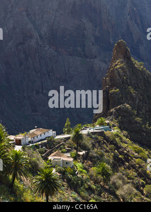 Masca, Schaufenster Tourismus Bergdorf in Buenavista del Norte Region von Teneriffa. Stockfoto