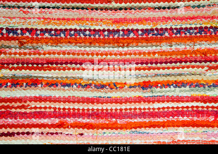 handgefertigte bunte Matten Hintergrund und Struktur Stockfoto