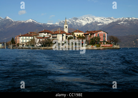 Die Insel der Fischer, Lago Maggiore, Italien Stockfoto