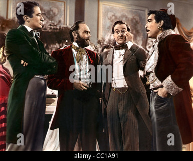 GREGORY PECK, John MCINTIRE, Hans Conried, Anthony Quinn, DER WELT IN SEINE ARME, 1952 Stockfoto