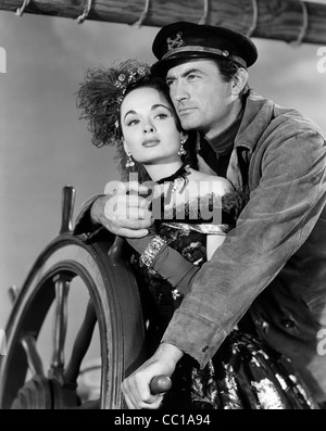 ANN BLYTH, Gregory Peck, DER WELT IN SEINE ARME, 1952 Stockfoto