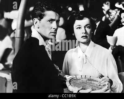 FARLEY GRANGER, RUTH ROMAN, den Fremden auf einem Zug, 1951 Stockfoto