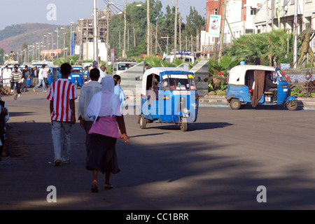 Bus Morgen in Bahir Dar, Äthiopien Stockfoto