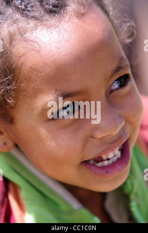 Porträt eines äthiopischen Kindes - Lalibela, Äthiopien Stockfoto