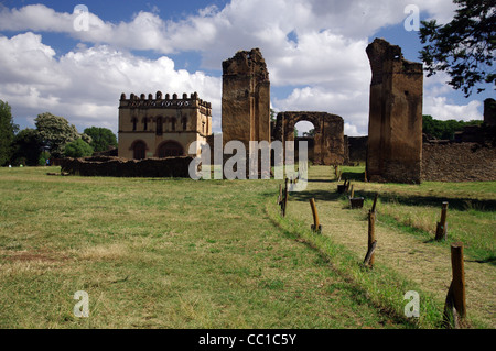 Königliche Gehege, Gondar, Äthiopien Stockfoto