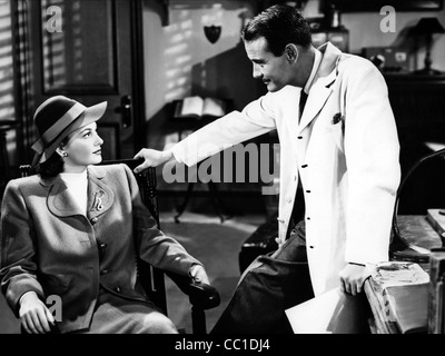 OLIVIA DE HAVILLAND, Lew Ayres, DIE DARK MIRROR, 1946 Stockfoto