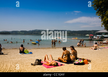 Lac de Aiguebelette, Savoyen von Frankreich Stockfoto