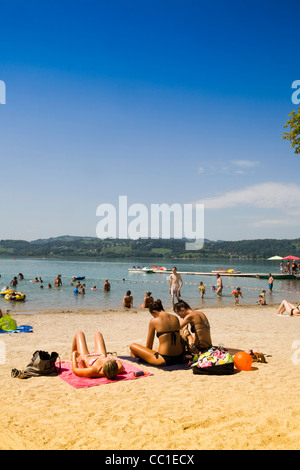 Lac de Aiguebelette, Savoyen von Frankreich Stockfoto