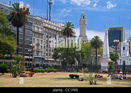 Pirámide de Mayo / kann Pyramid auf der Plaza de Mayo in Buenos Aires, Argentinien Stockfoto