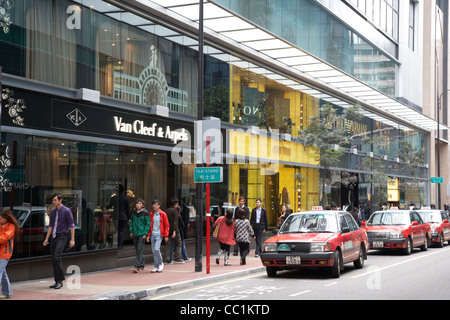 Lee Gärten wohlhabenderen teuren Luxus-shopping-Bereich Hongkong Sonderverwaltungsregion Hongkong China Asien Stockfoto