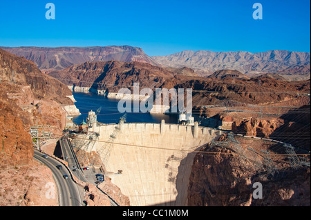 Der Hoover Staudamm Und Bypass Brucke In Boulder City Nevada Stockfotografie Alamy