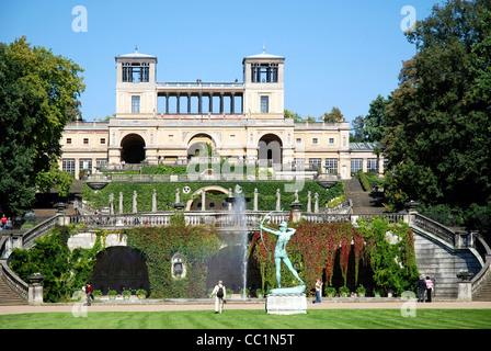 Orangerie im Park von Schloss Sanssouci in Potsdam. Stockfoto