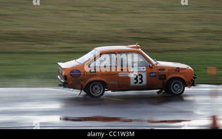 Weihnachten Etappen Rallye auf Croft Circuit in der Nähe von Darlington in Großbritannien Januar 2012 Stockfoto