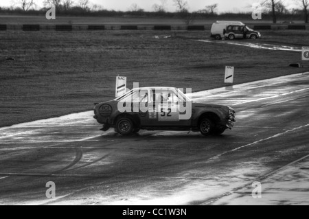 Weihnachten Etappen Rallye auf Croft Circuit in der Nähe von Darlington in Großbritannien Januar 2012 Stockfoto