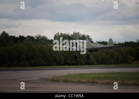 Seafire Display im Yorkshire Air Museum Stockfoto