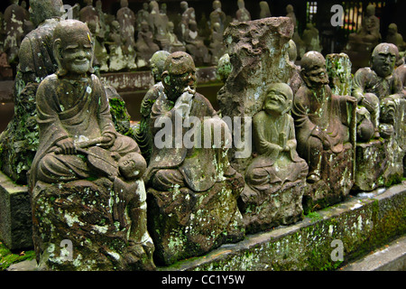 Gohyaku Rakan (500 Statuen), Kita-in Tempel, Kawagoe, Japan Stockfoto