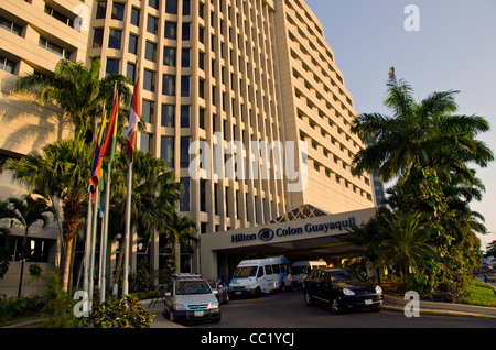 Hilton Colon Quayaquil, Ecuador, Hoteleingang Stockfoto