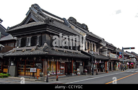 Kurazukuri (alte Lagerhäuser), Kawagoe, Japan Stockfoto