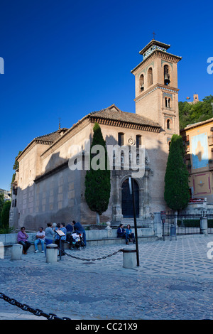 Kirche von Sankt Ana in Granada, Spanien Stockfoto