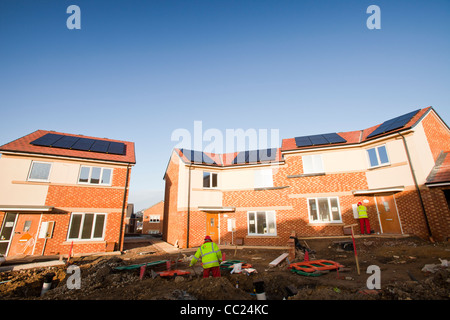 Gentoo Bauherr Hutton Aufstieg Wohnsiedlung in Sunderland, UK Stockfoto